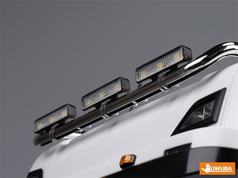 LED 1 Stück Rechteckiger Spotlight Dachleuchten für 1/14 Tamiya RC Truck Auto – Detail 10