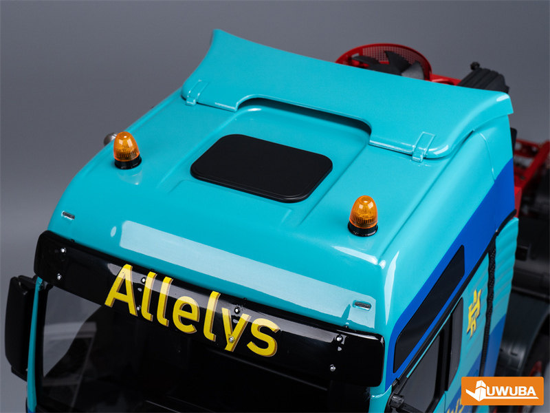 Juwuba Modell Warnleuchte XZD-04Y Baggerlicht für Tamiya Traktorkopf 360 Grad drehbares Licht Engineering Fahrzeuglicht – Detail 10