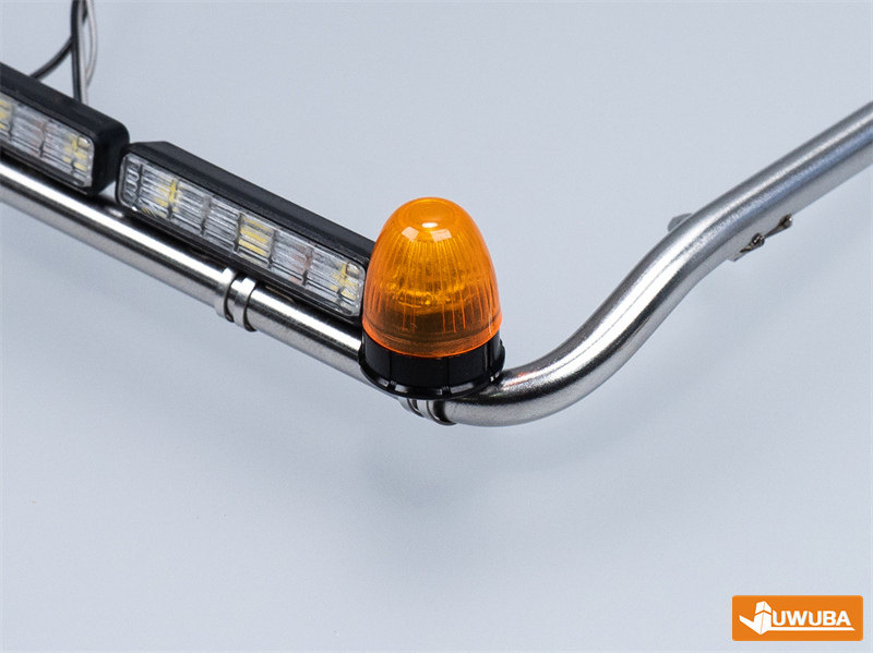 Juwuba Modell Warnleuchte XZD-04Y Baggerlicht für Tamiya Traktorkopf 360 Grad drehbares Licht Engineering Fahrzeuglicht – Detail 7
