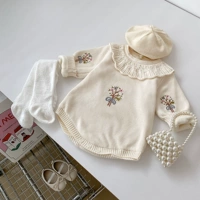 Добавить бархатную принцессу белую абрикоскую вышивку+толстые колготки+шляпа