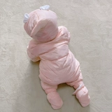 Детский зимний пуховик для выхода на улицу для девочек, утепленная милая куртка для принцессы