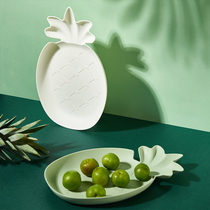 Creative European fruit plate coffee table candy plate modern home living room dried fruit plate office snack plate small fruit plate