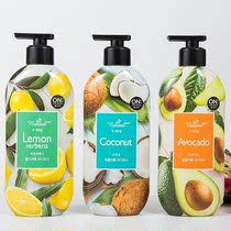 South Korea LG ON lemon coconut avocado shower gel 500ml White moisturizing message remarks