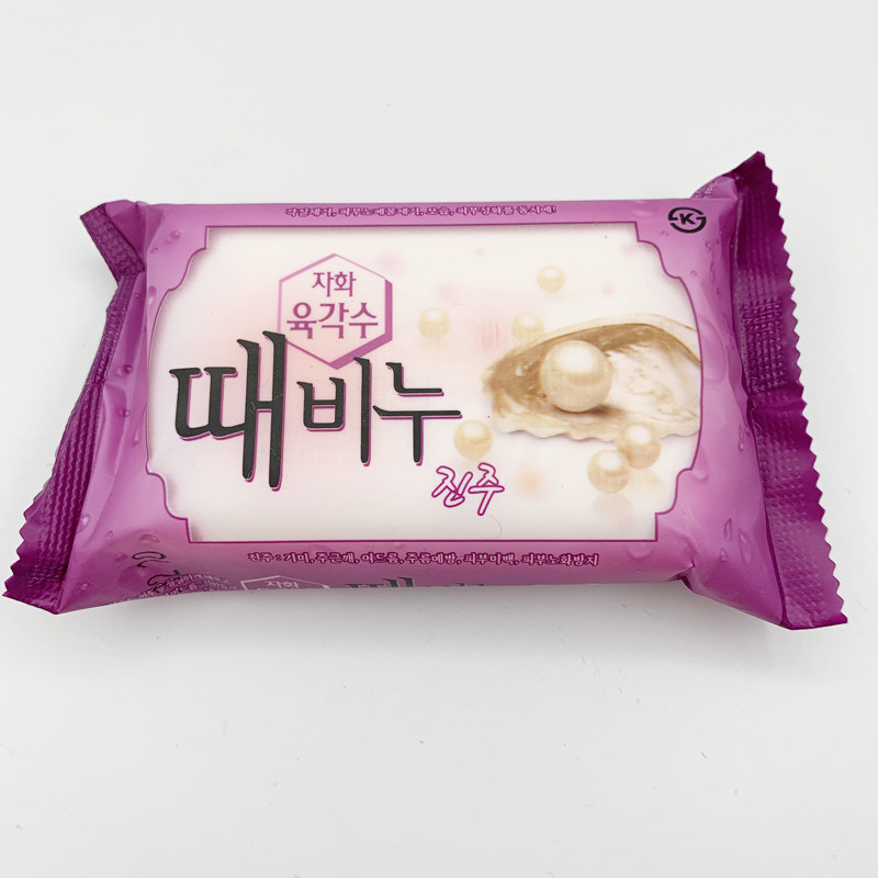 Korean pearl Go grey soap Bath Soap Body Clean Lutein Go Grey Soap 150g