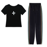 Штаны, танцующий летний хлопковый спортивный костюм, популярно в интернете