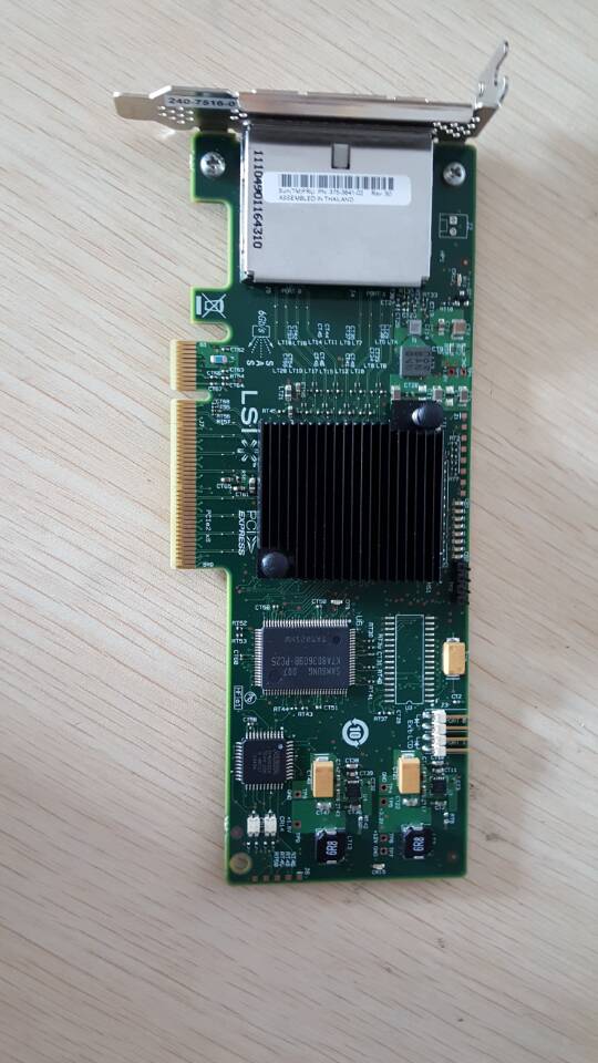 LSI SAS 9200-8e 6Gb s Dual Channel PCI-e External Array Card Sun 375-3641