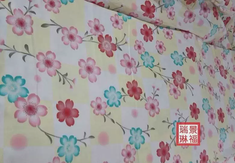 Độc thân mảnh vải bông vải tăng gấp đôi 1,2m ký túc xá sinh viên dày tấm cũ lanh thô - Khăn trải giường thảm trải giường mùa hè