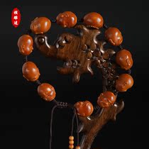 Zhoushan is very happy for mens Wen playing iron nuclear olives nuclear sculptures hand strings of pure handmade virtuoso craftsmen