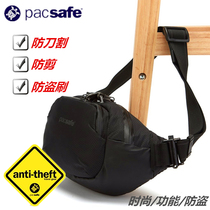 pacsafe Korean version multi-functional outdoor sports running Europe travel Chest hanging anti-theft tactical fanny pack male edc