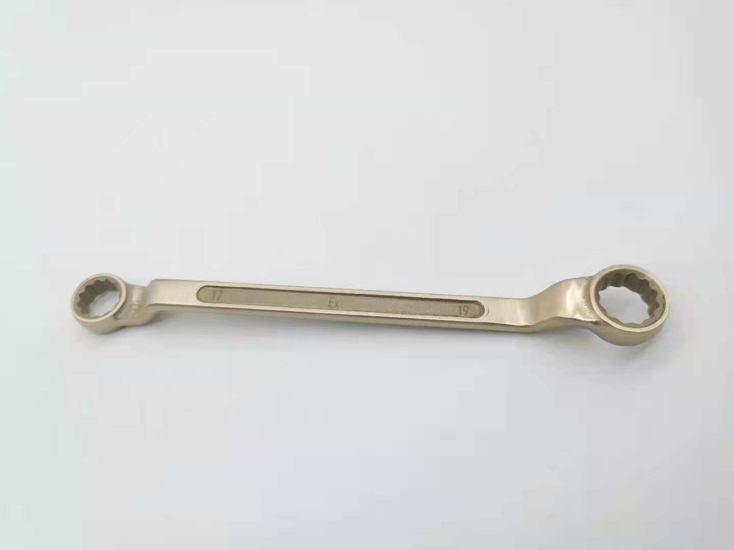 Spark-free explosion-proof double-head plum wrench glasses wrench aluminum bronze plum wrench specifications 5 5*7-65*70