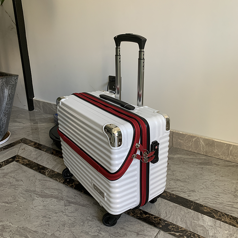 Export to Japan exquisite boarding case computer case travel business trolley case horizontal version suitcase small 18 inch