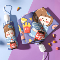Pocket master creative dry rice man Mini automatic umbrella Sunscreen UV protection sun umbrella Cute student umbrella