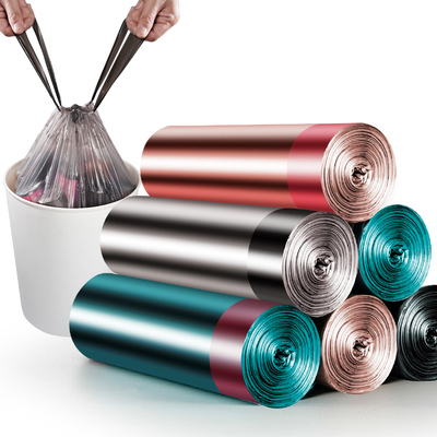 【靓涤】3卷54只森系特厚收口垃圾袋