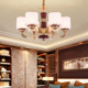 All-Copper Duplex Chandelier, New Chinese-Style Living Room Lamp, Dining Room Rosewood Grand Villa Lighting, Guangdong Zhongshan Lighting Fixtures