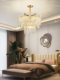 French Light Luxury Crystal Chandelier, Living Room Lamp, Luxurious Post-Modern European Style Dining Room Lamp, Elegant New Bedroom Lighting Fixtures