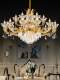 European-Style All-Copper Living Room Crystal Chandelier, Light Luxury French-Style Duplex Villa High-Ceiling Chandelier, New Model Lighting Fixtures
