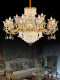All-Copper Living Room Crystal Chandelier, European-Style Villa Mezzanine Dining Room Master Bedroom Light Luxury French Duplex Large Chandelier