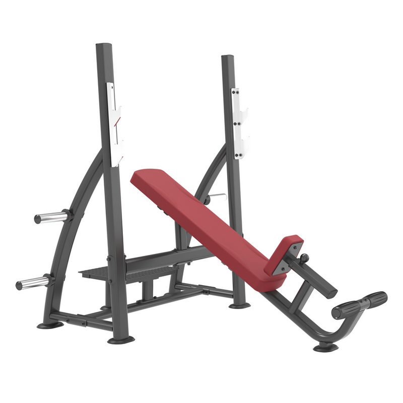 Weibu Z-6037 commercial reclining up-slope arm press exercise horizontal barbell weightlifting bench press training rack