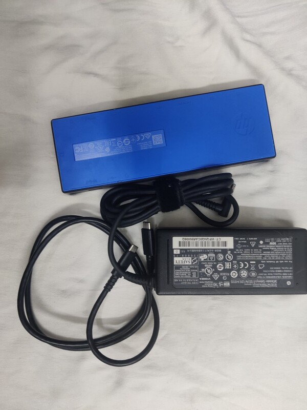 Original Complete Set of Hp Usb-C Dock G4 Laptop Docking Station 3Ff69Aa Hstnh-U601