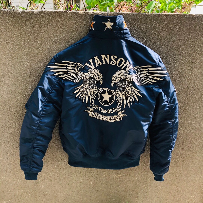 Japanese-Made Wansen Cold Eagle 45P Amekaji Flight Suit Jacket Short Cotton Coat Motorcycle Waterproof Couple's Cotton Clothing
