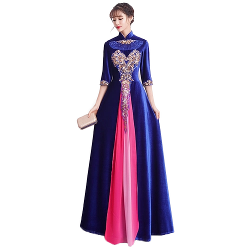 Костюм, длинная юбка, бархатное платье, по фигуре