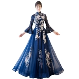 Сценический подарок для взрослых женская длинная юбка 2024 Новое хор костюм вечеринка хор вечернее платье для дома костюм женщины женщины