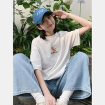 Small sub-display high fashion T-shirt wide-legged pants suit female summer net red salt teas girl feel wearing two sets of summer clothes