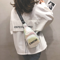 Chest bag womens summer small bag 2021 new design sense casual messenger fanny pack ins tide wild fashion sports