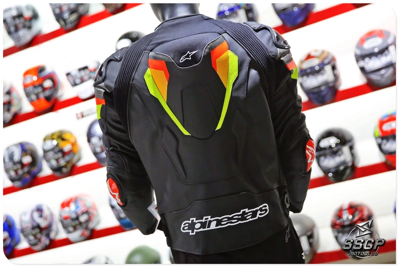 Ý Một ngôi sao Alpinestars mô tô cưỡi phù hợp với da theo dõi áo khoác thiết bị bảo hộ mô tô ATEM - Xe máy Rider thiết bị