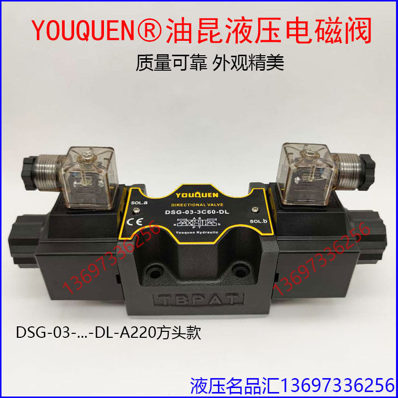 YOUQUEN solenoid valve DSG-03-3C60-DL-D24 A220 3C2 3C3 3C4 2B3B 2B2 D2