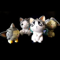 (KFC Toys Peripheral) 2011 Four Cheese Cat Pendants