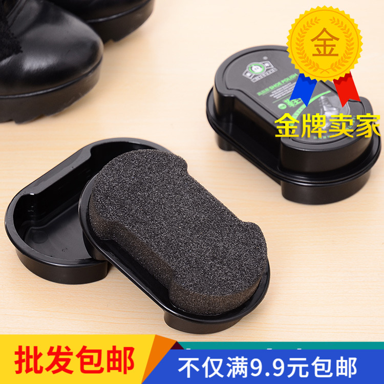 Double Sided Shoes Wax Colorless Bright Shoes Cotton Sea Cotton Shoes Polish Leather Care Oil Transparent Shoes Oil Home Department Store Hair