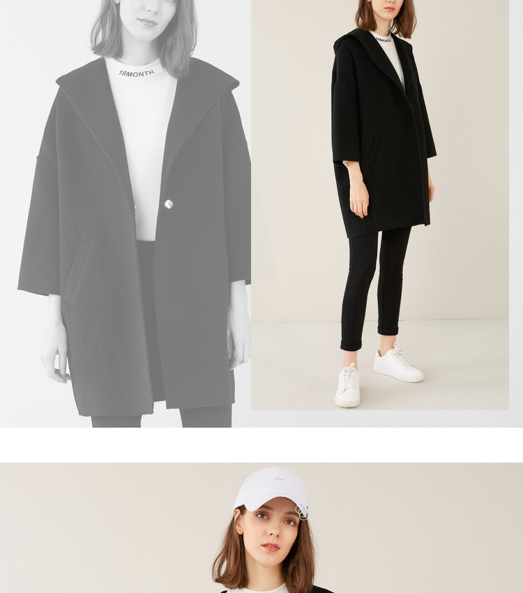 Áo hai dây mùa đông 2018 của Qiushui Yiren áo jacket nữ