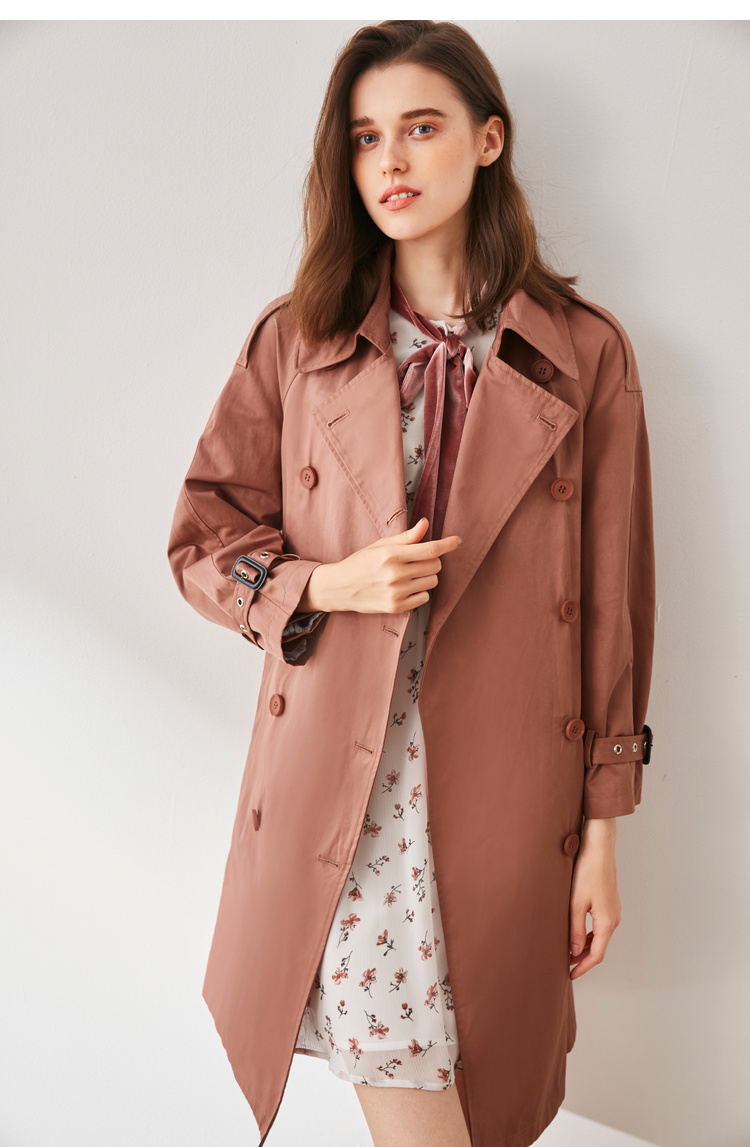 Trench pour femme      en Coton - Ref 3227929 Image 9