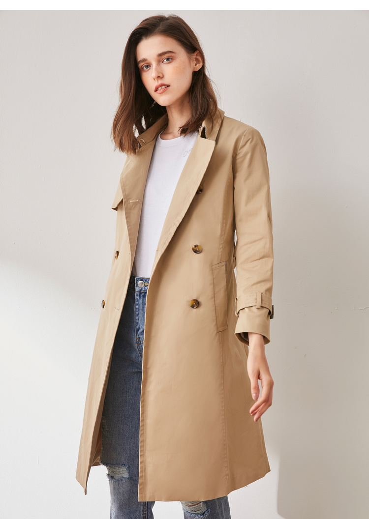 Trench pour femme      en Coton - Ref 3225903 Image 9