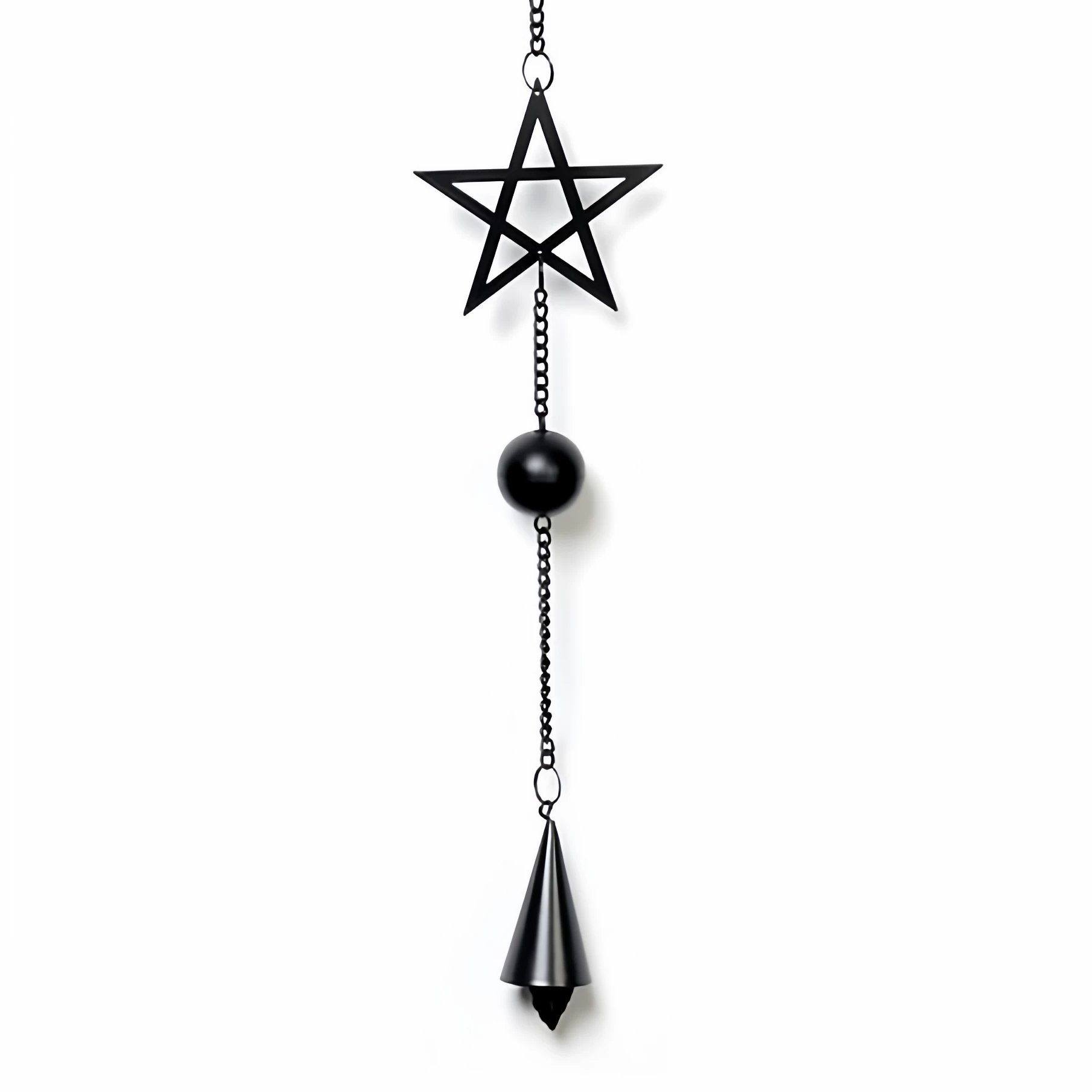Alchemy HD13 PENTAGRAM five-pointed star multi-layer iron dream catcher pendant
