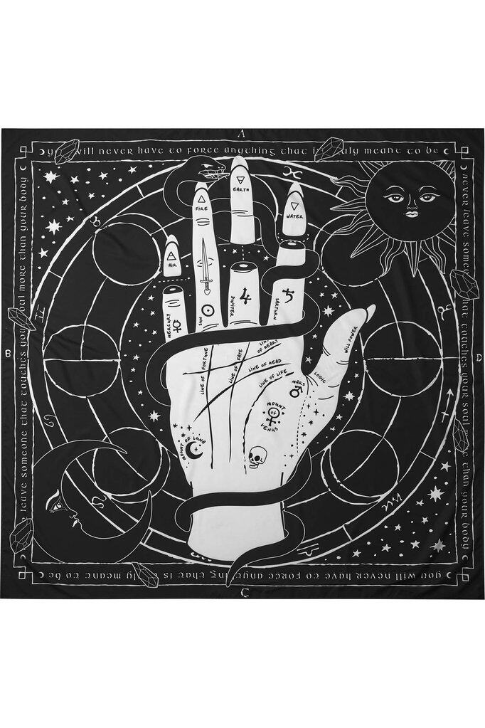 товар из китая killstar暗黑哥特亚文化palmistry朋克摇滚之手挂旗背景布