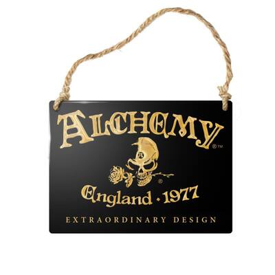 Alchemy ALHS20 ALCHEMY ENGLAND 1977 Miniature Enamel Metal nameplate
