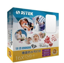 Puede Diamond Series DVD-R Mirror Waterproof Printable DVD 10 Piece Bucket Blank Burned Disc