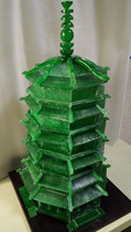 The Qing Dynasty Emerald Old Emerald Reware Emerald Treasure Tower Emerald Tower