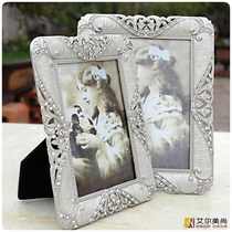 Retro luxury European photo frame setting 7 inch 6 inch 10 inch 8 creative wedding photo frame plus wash photo frame