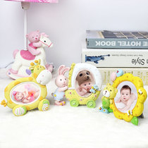 Childrens photo frame setting 3 inch 6 inch 7 inch creative cute photo studio baby year old plus wash photo with printed photo