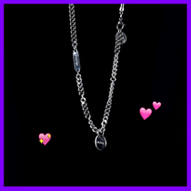 Pear home accessories Boy fashion necklace Personality hip-hop collocation decoration trend Foreign style accessories Childrens jewelry cool