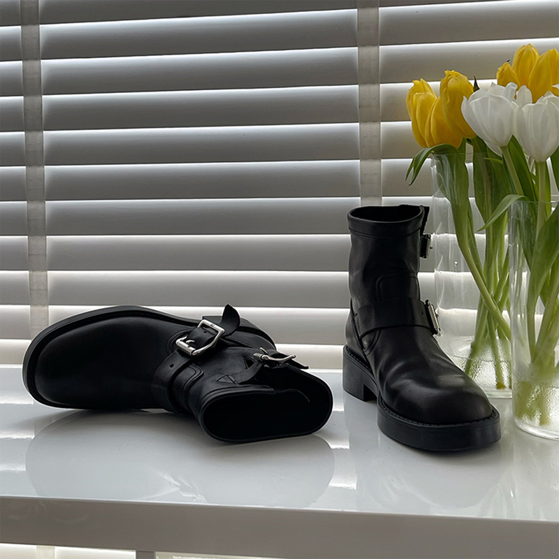 Handmade Shoes by Chendan Chen Dan, Women's Shoes, Heavy-Duty Boots Are Back in Stock, Full of Subtle Details, Niche and Unique Short Boots