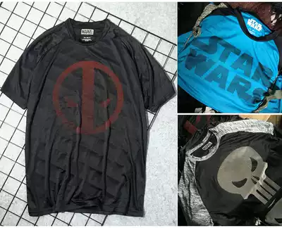 Good thing hero came again Men's Fitness Sports Leisure round neck short sleeve T-shirt J13