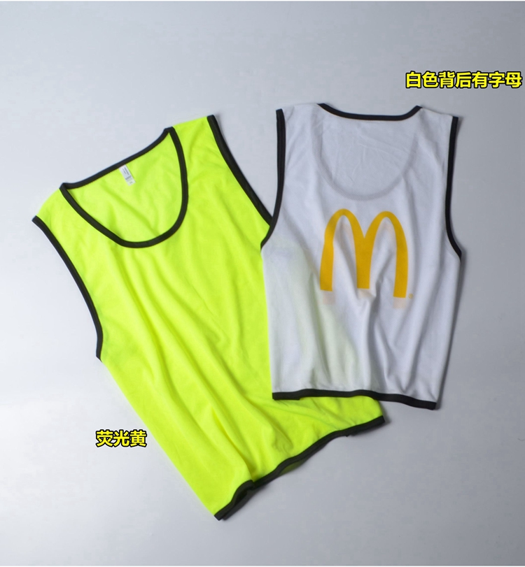 Original clothing pure product fluorescent color men's sports vest training group against vest mesh fabric C23