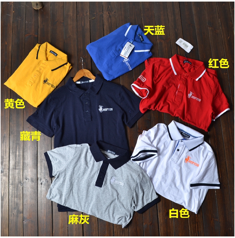 Vấn đề xử lý chất lượng cao của nam giới kinh doanh bình thường cotton polo áo sơ mi ngắn tay áo ve áo từ bi M62