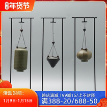 Modern new Chinese creative wrought iron back incense soft furnace hanging agargo Zen fragrant Zen aromatherapy ornaments decoration