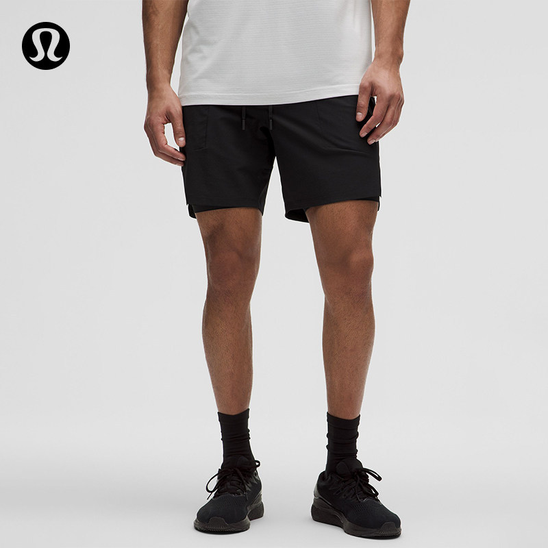License to Train Men's Sports Shorts 7 *Lined Version丨Lululemon丨Lm7Bhls