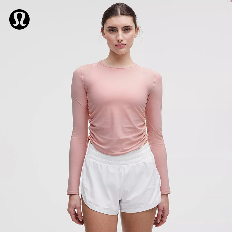Sculpt Women's Sports Long-Sleeved T-Shirt with Drawstring | Lululemon | Lw3Id3S